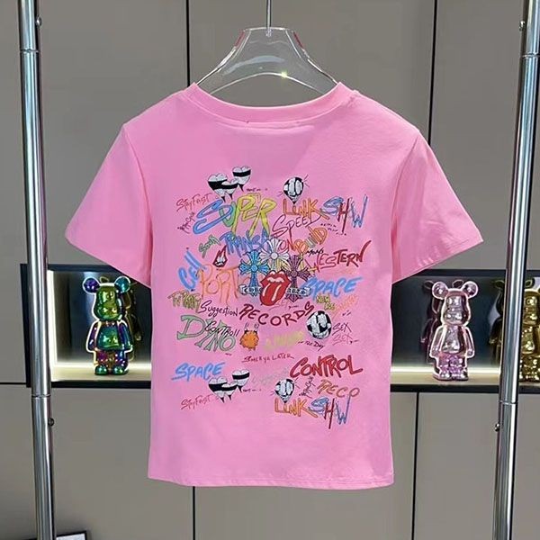 ☆超人気☆クロムハーツ グラフィックプリント Tシャツ 偽物 Kux07136